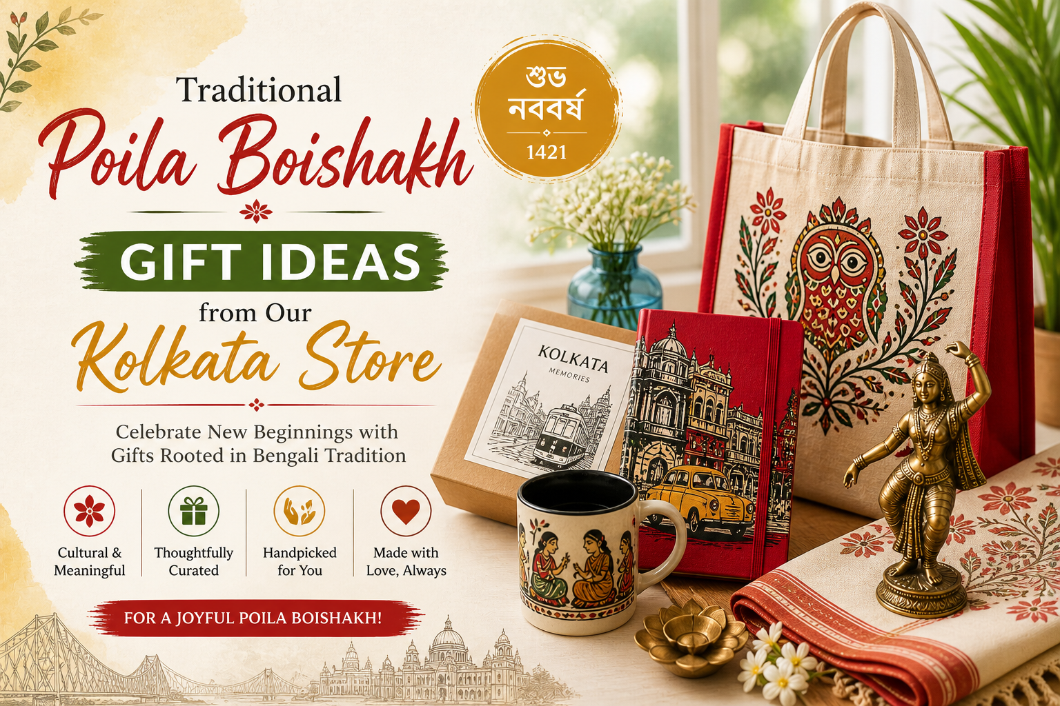 Traditional Poila Boishakh Gift Ideas from Our Kolkata Store